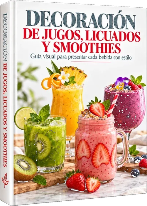 eBook Decoración de jugos, licuados y smoothies